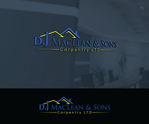 Logo Design by Srk pix!14 for D.J MacLean & Sons Carpentry Ltd. | Design: #37139444