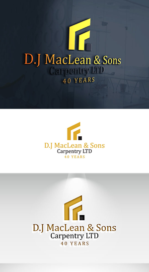 Logo Design by Design_tamim for D.J MacLean & Sons Carpentry Ltd. | Design: #37142128