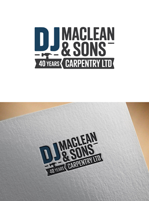 Logo Design by KING JM for D.J MacLean & Sons Carpentry Ltd. | Design: #37145732