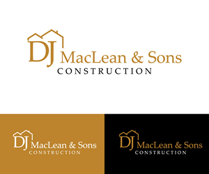 Logo Design by RaKu 2 for D.J MacLean & Sons Carpentry Ltd. | Design: #37156362