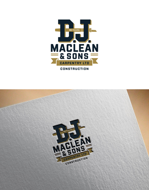 Logo Design by Jonshonkal for D.J MacLean & Sons Carpentry Ltd. | Design: #37141654