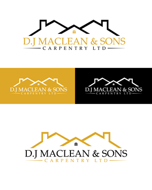 Logo Design by LogoArtisan for D.J MacLean & Sons Carpentry Ltd. | Design: #37139477