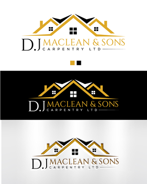 Logo Design by LogoArtisan for D.J MacLean & Sons Carpentry Ltd. | Design: #37139479