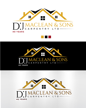 Logo Design by LogoArtisan for D.J MacLean & Sons Carpentry Ltd. | Design: #37141145