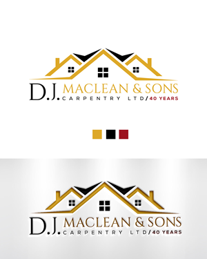Logo Design by LogoArtisan for D.J MacLean & Sons Carpentry Ltd. | Design: #37141146