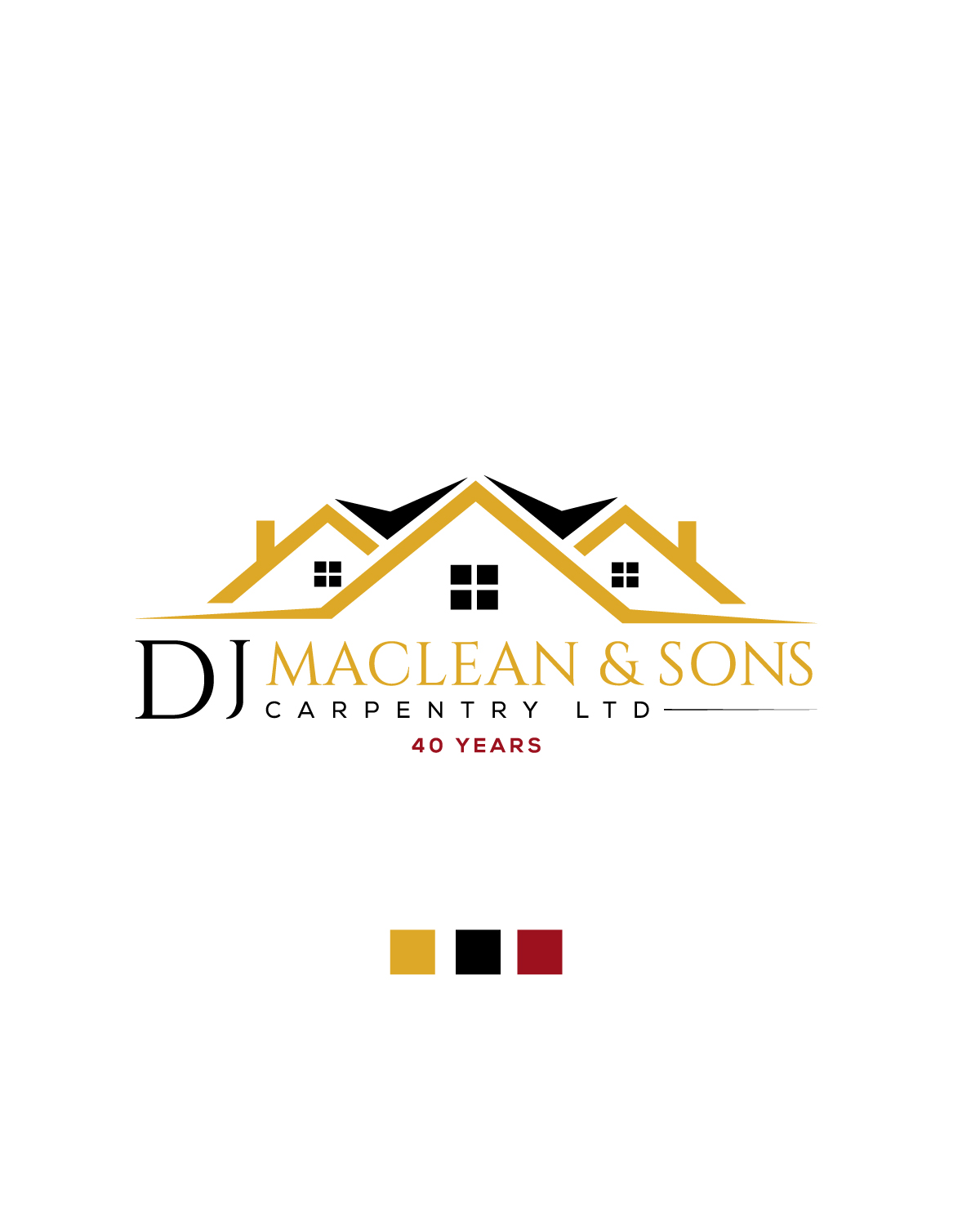 Logo Design by LogoArtisan for D.J MacLean & Sons Carpentry Ltd. | Design #37143354
