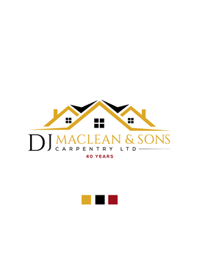 Logo Design by LogoArtisan for D.J MacLean & Sons Carpentry Ltd. | Design: #37143354