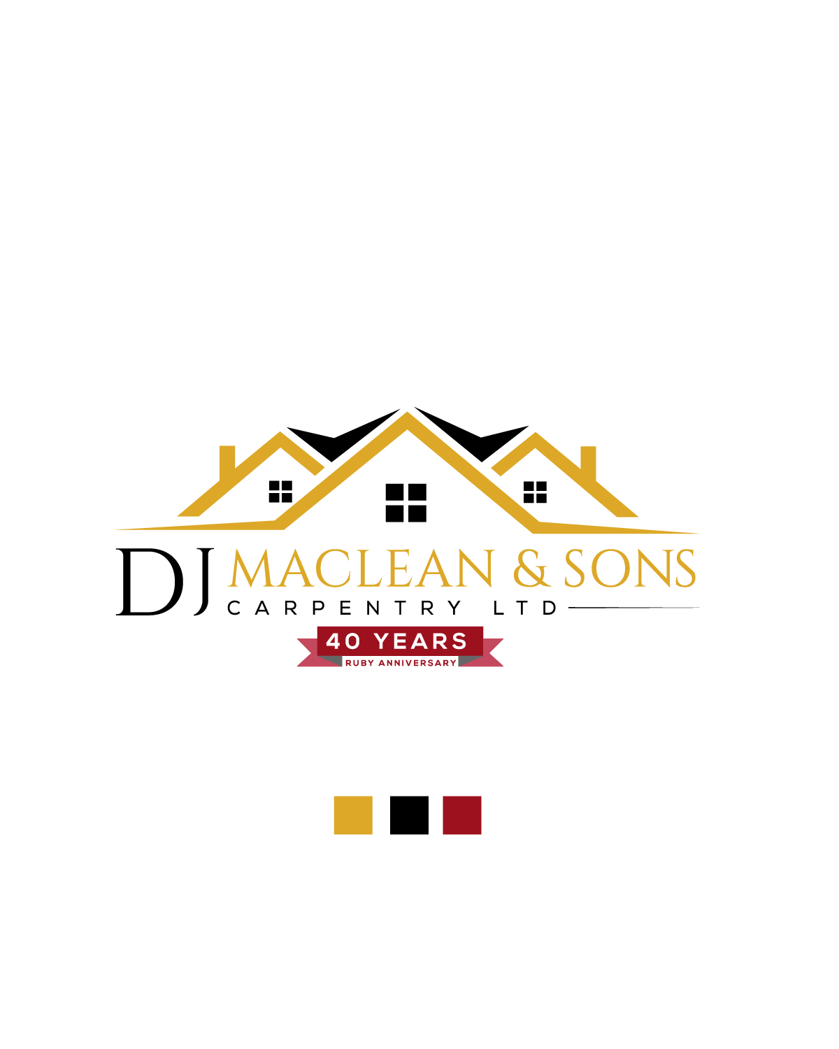 Logo Design by LogoArtisan for D.J MacLean & Sons Carpentry Ltd. | Design #37143355