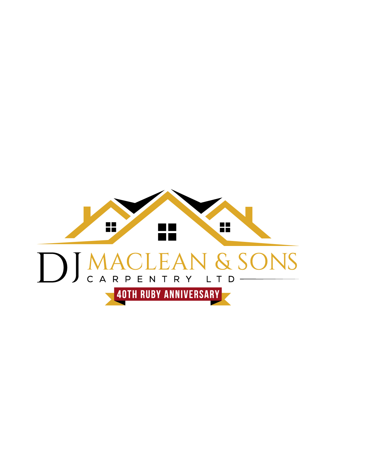 Logo Design by LogoArtisan for D.J MacLean & Sons Carpentry Ltd. | Design #37143356