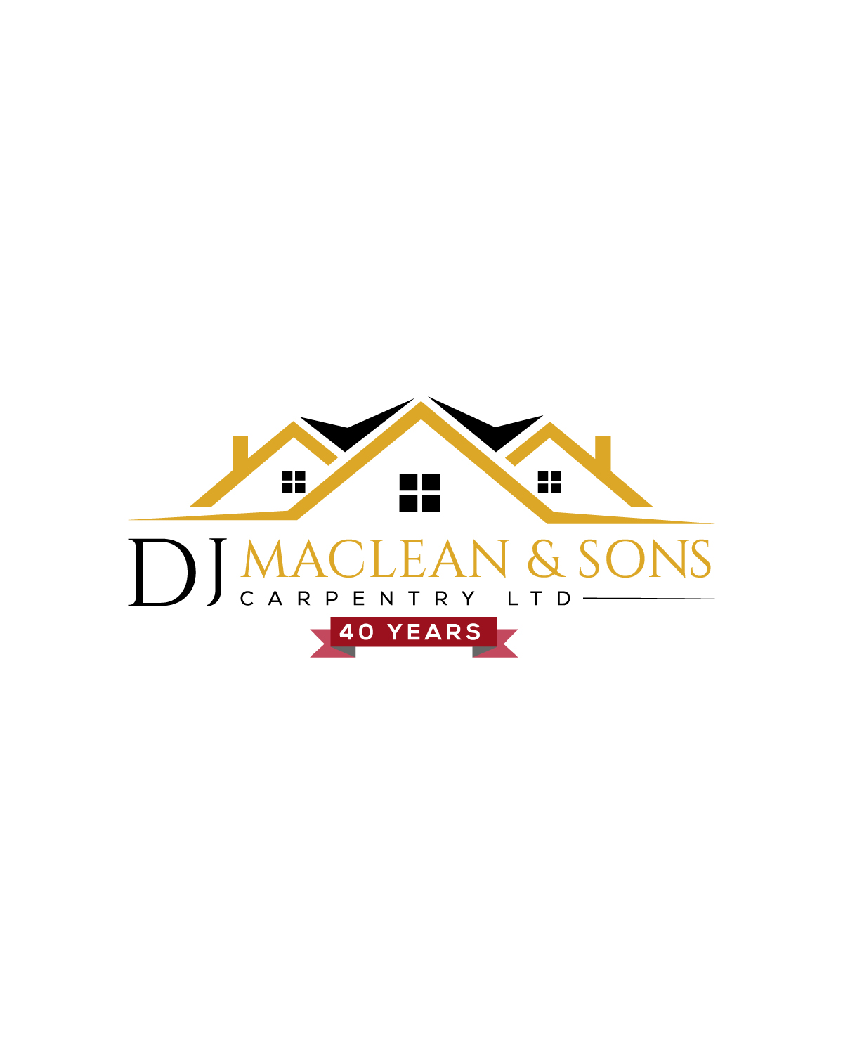 Logo Design by LogoArtisan for D.J MacLean & Sons Carpentry Ltd. | Design #37144924