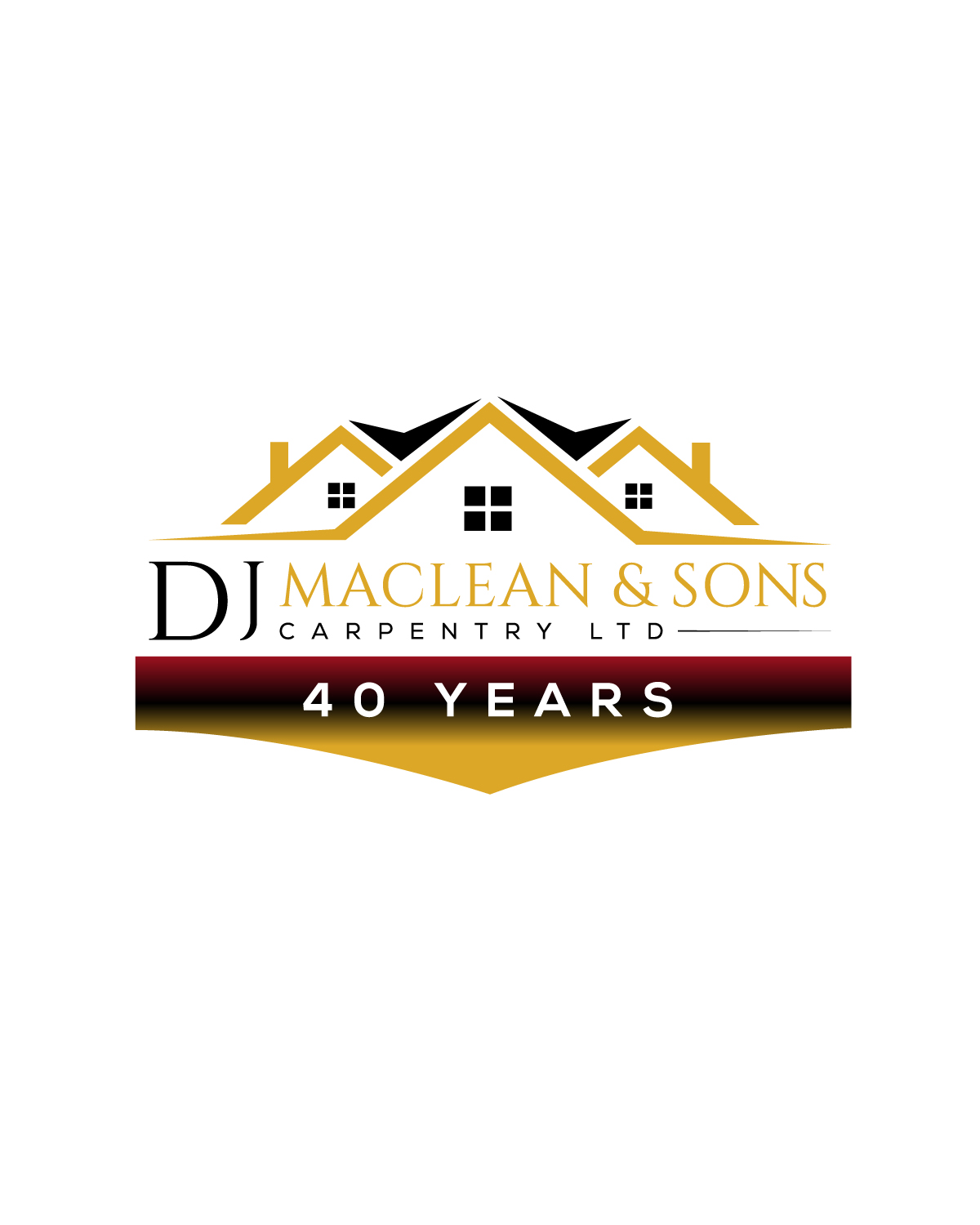 Logo Design by LogoArtisan for D.J MacLean & Sons Carpentry Ltd. | Design #37145043