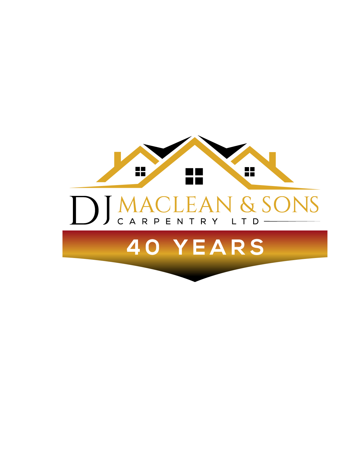 Logo Design by LogoArtisan for D.J MacLean & Sons Carpentry Ltd. | Design #37146962