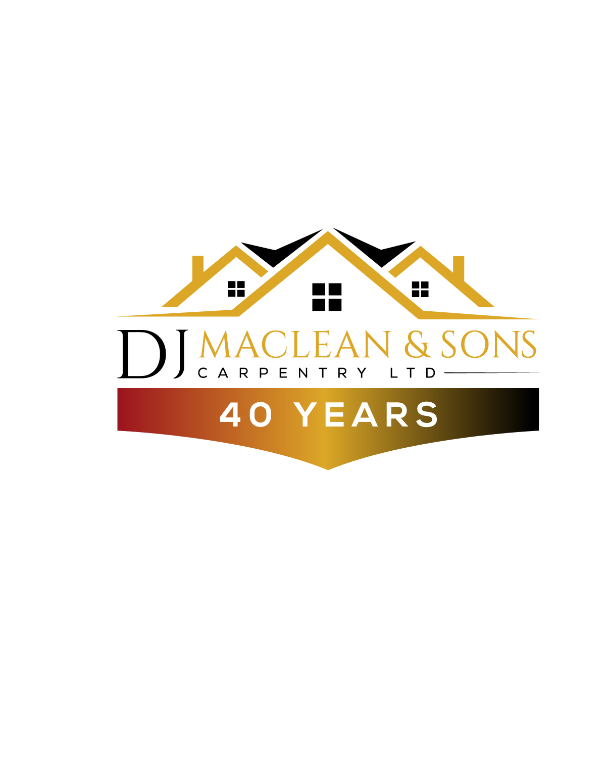 Logo Design by LogoArtisan for D.J MacLean & Sons Carpentry Ltd. | Design #37146963