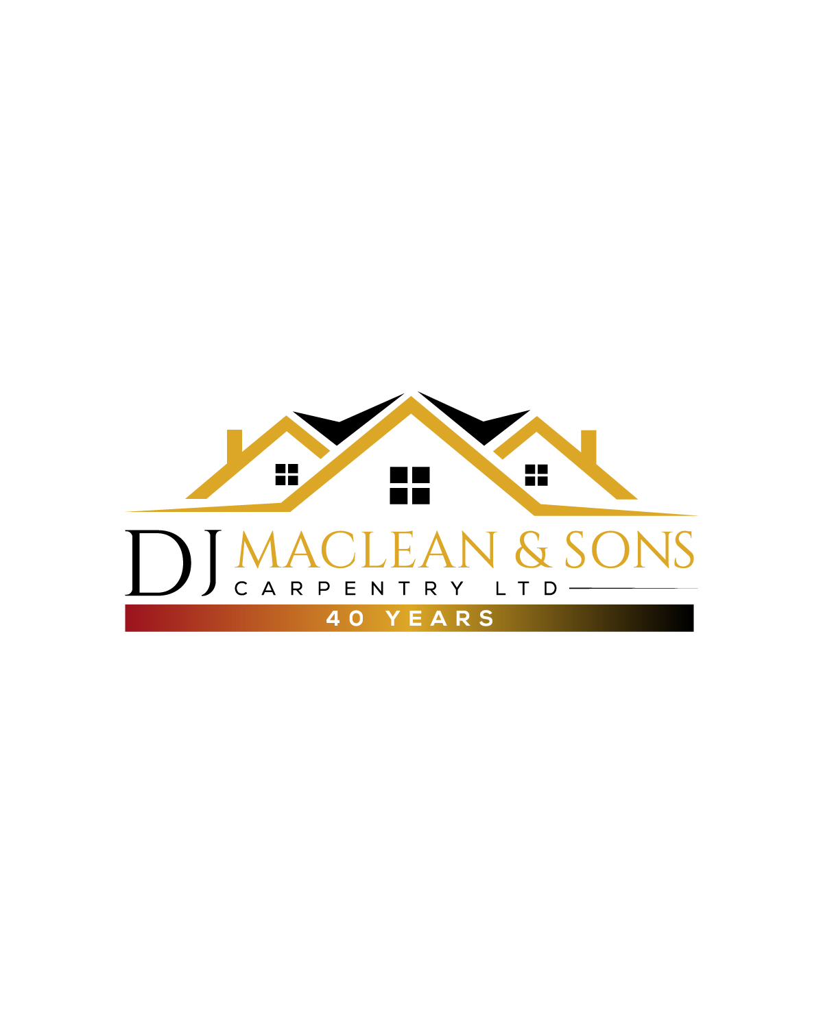 Logo Design by LogoArtisan for D.J MacLean & Sons Carpentry Ltd. | Design #37146987