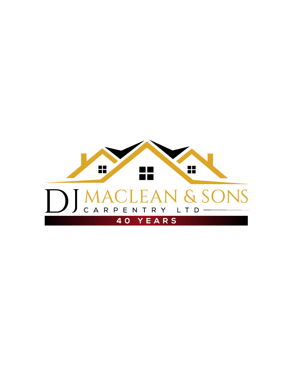 Logo Design by LogoArtisan for D.J MacLean & Sons Carpentry Ltd. | Design #37147771