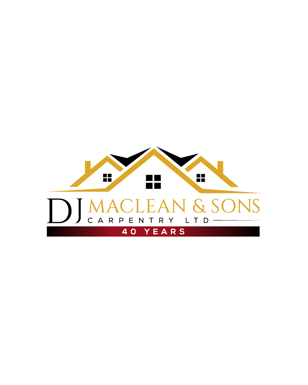 Logo Design by LogoArtisan for D.J MacLean & Sons Carpentry Ltd. | Design #37147773