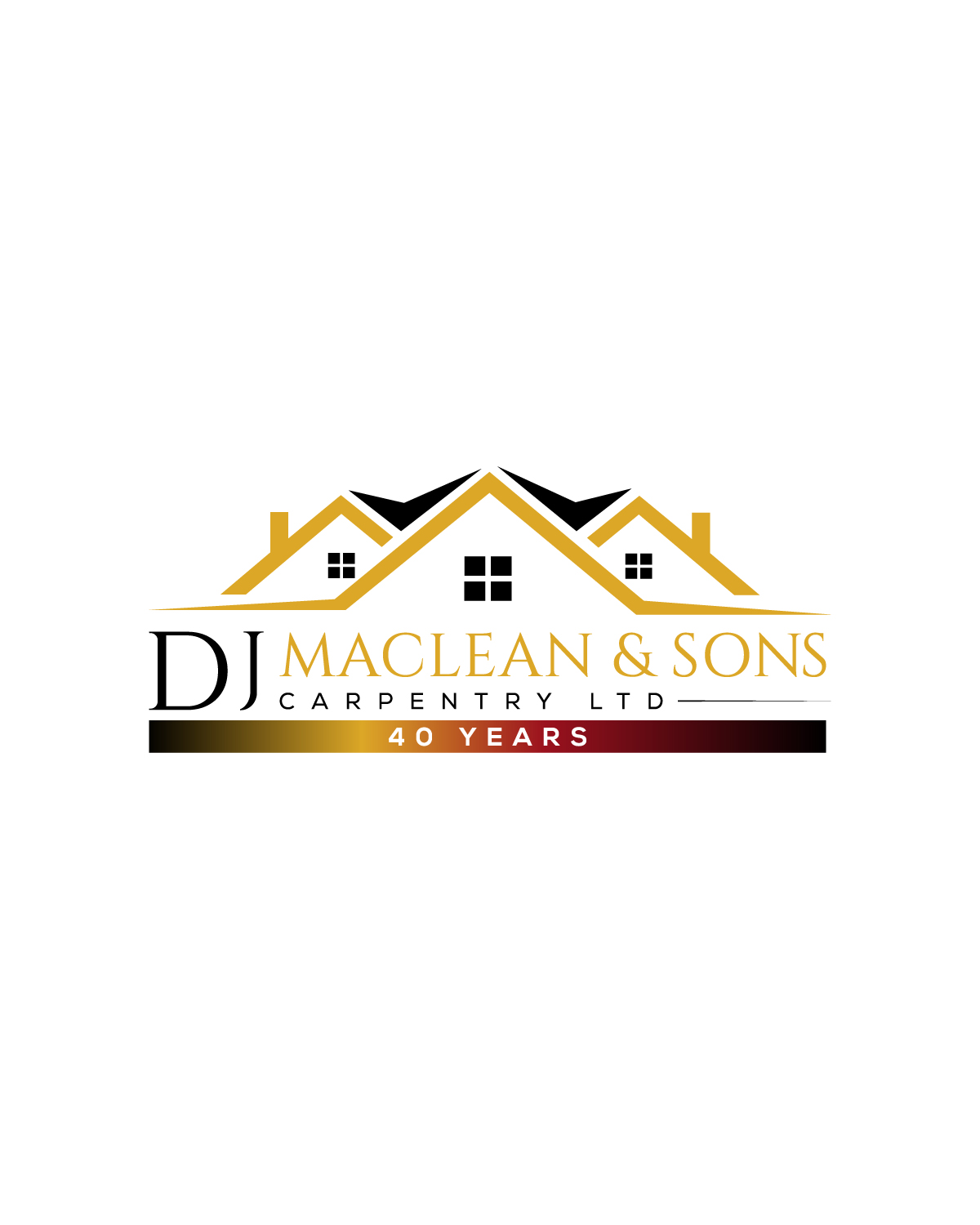 Logo Design by LogoArtisan for D.J MacLean & Sons Carpentry Ltd. | Design #37147775