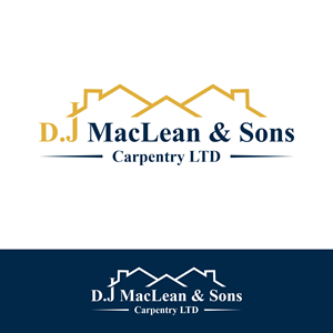 Logo Design by waee for D.J MacLean & Sons Carpentry Ltd. | Design: #37140882