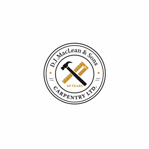 Logo Design by MD Kausar Ali for D.J MacLean & Sons Carpentry Ltd. | Design: #37139722