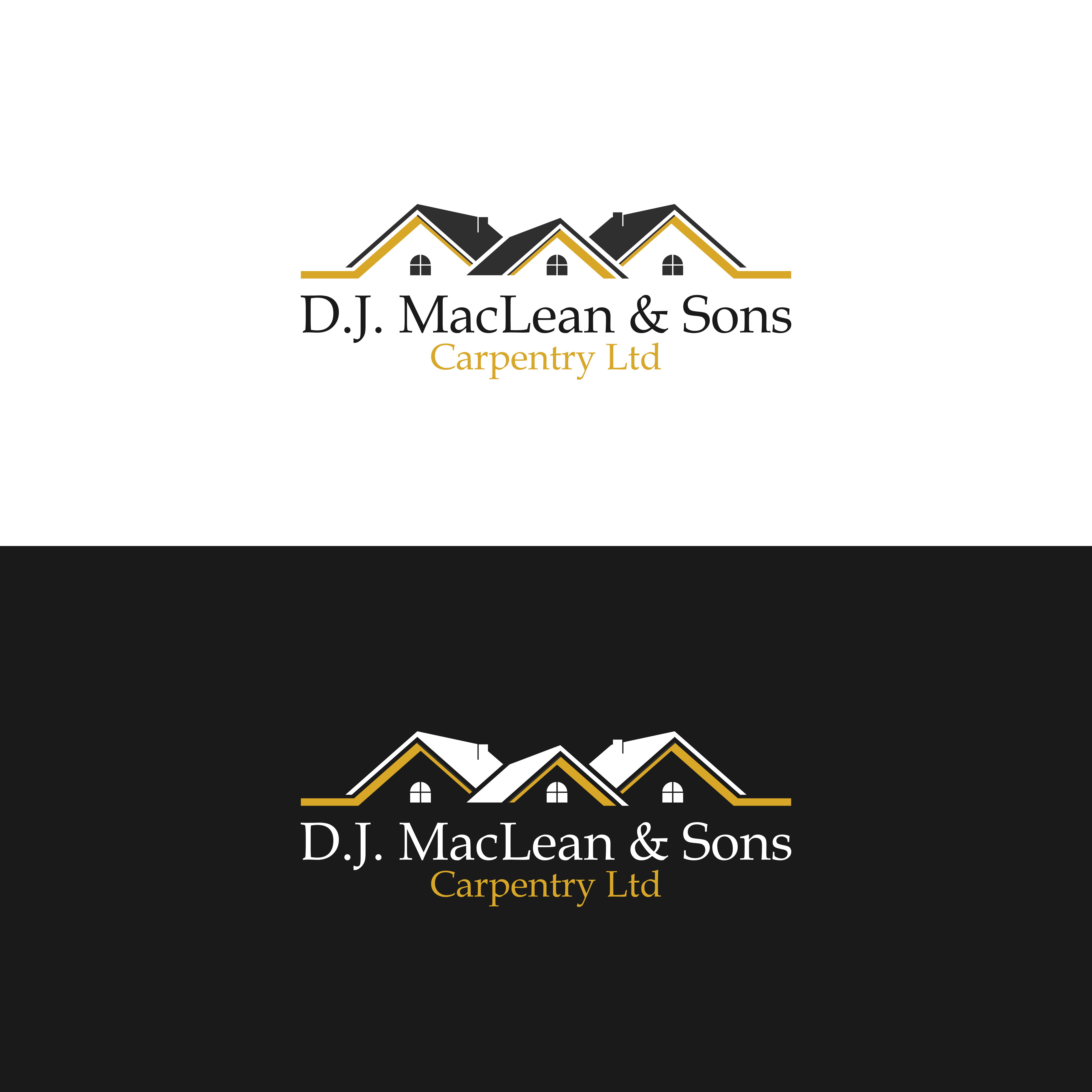 Logo Design by Rucika_ for D.J MacLean & Sons Carpentry Ltd. | Design #37151017