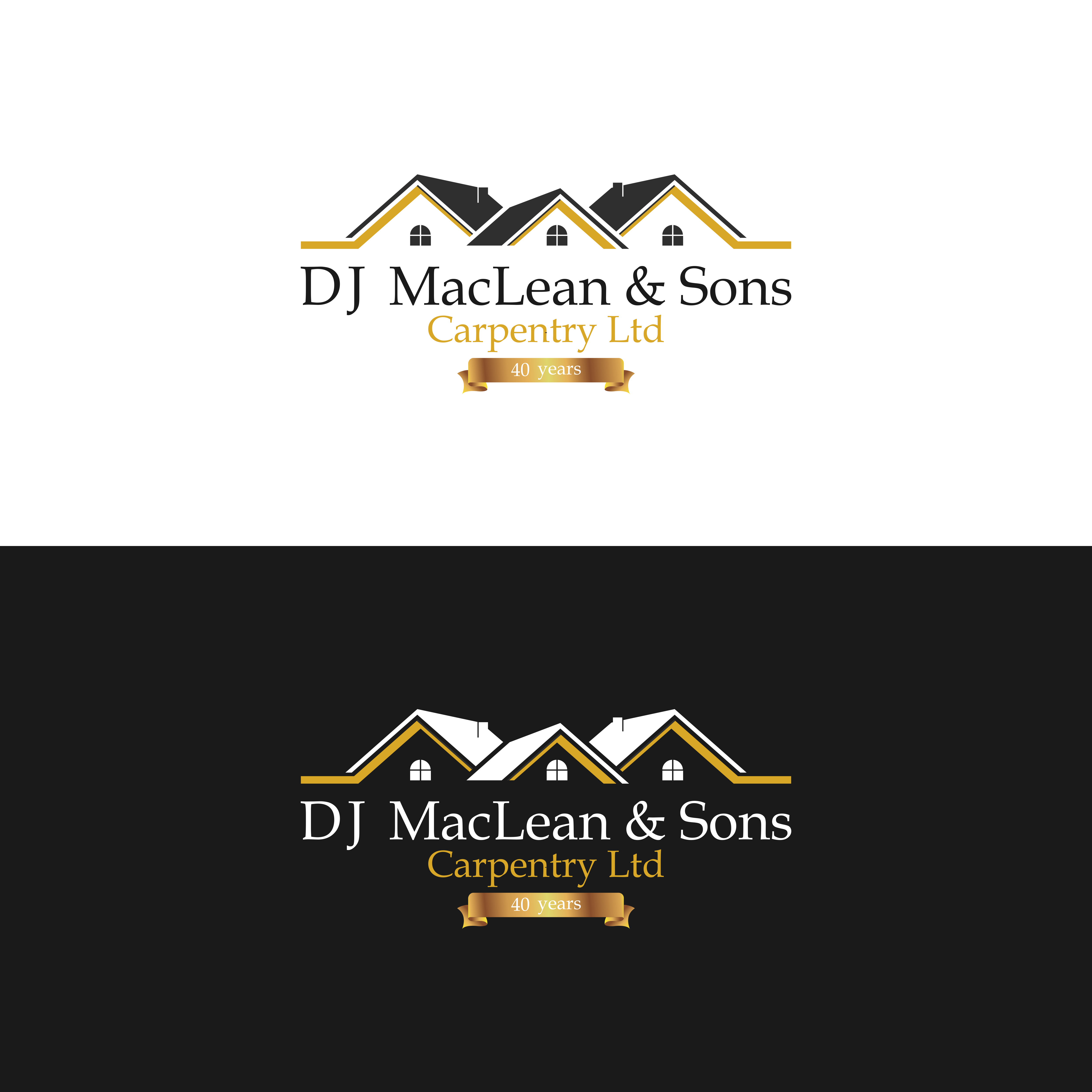 Logo Design by Rucika_ for D.J MacLean & Sons Carpentry Ltd. | Design #37155414