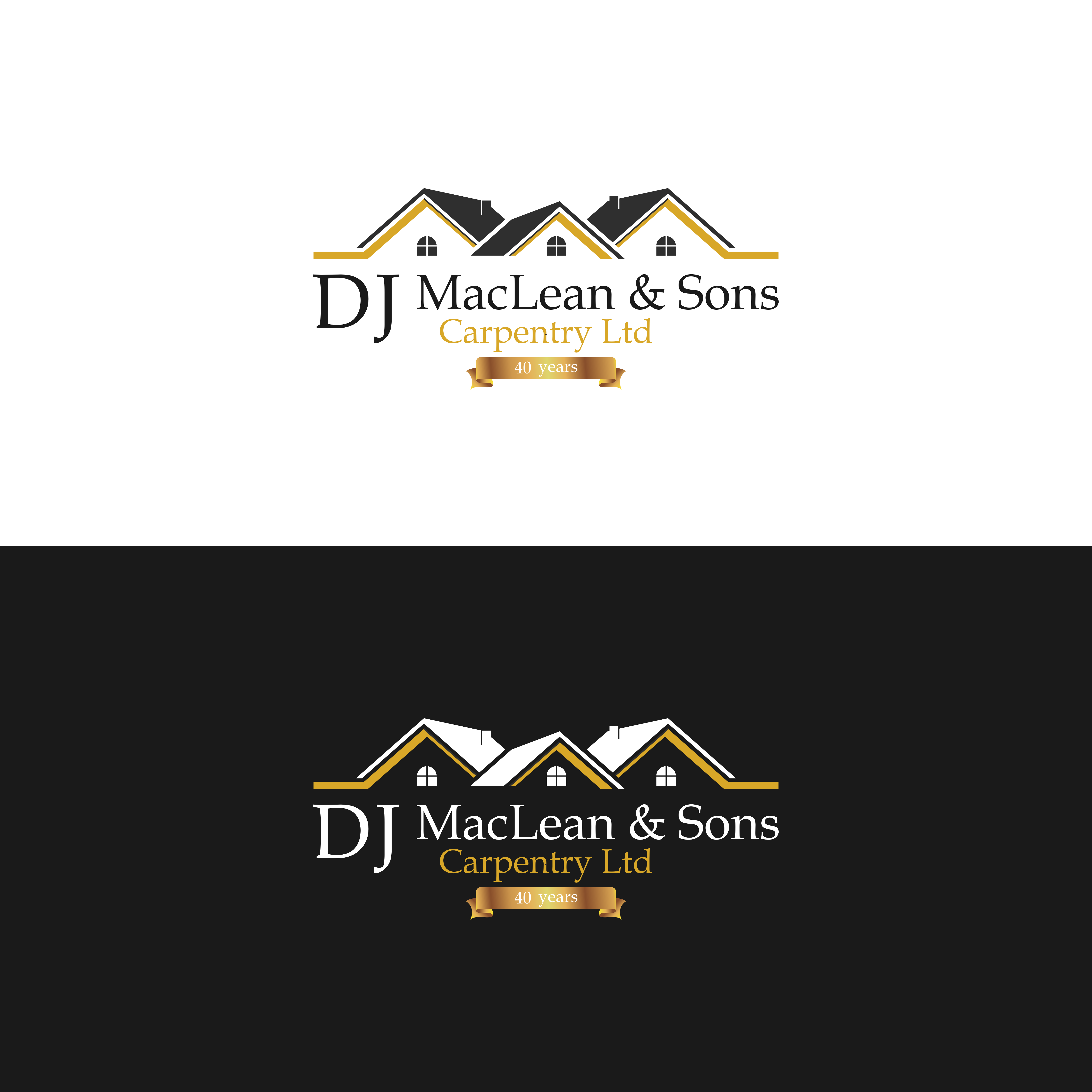 Logo Design by Rucika_ for D.J MacLean & Sons Carpentry Ltd. | Design #37156401
