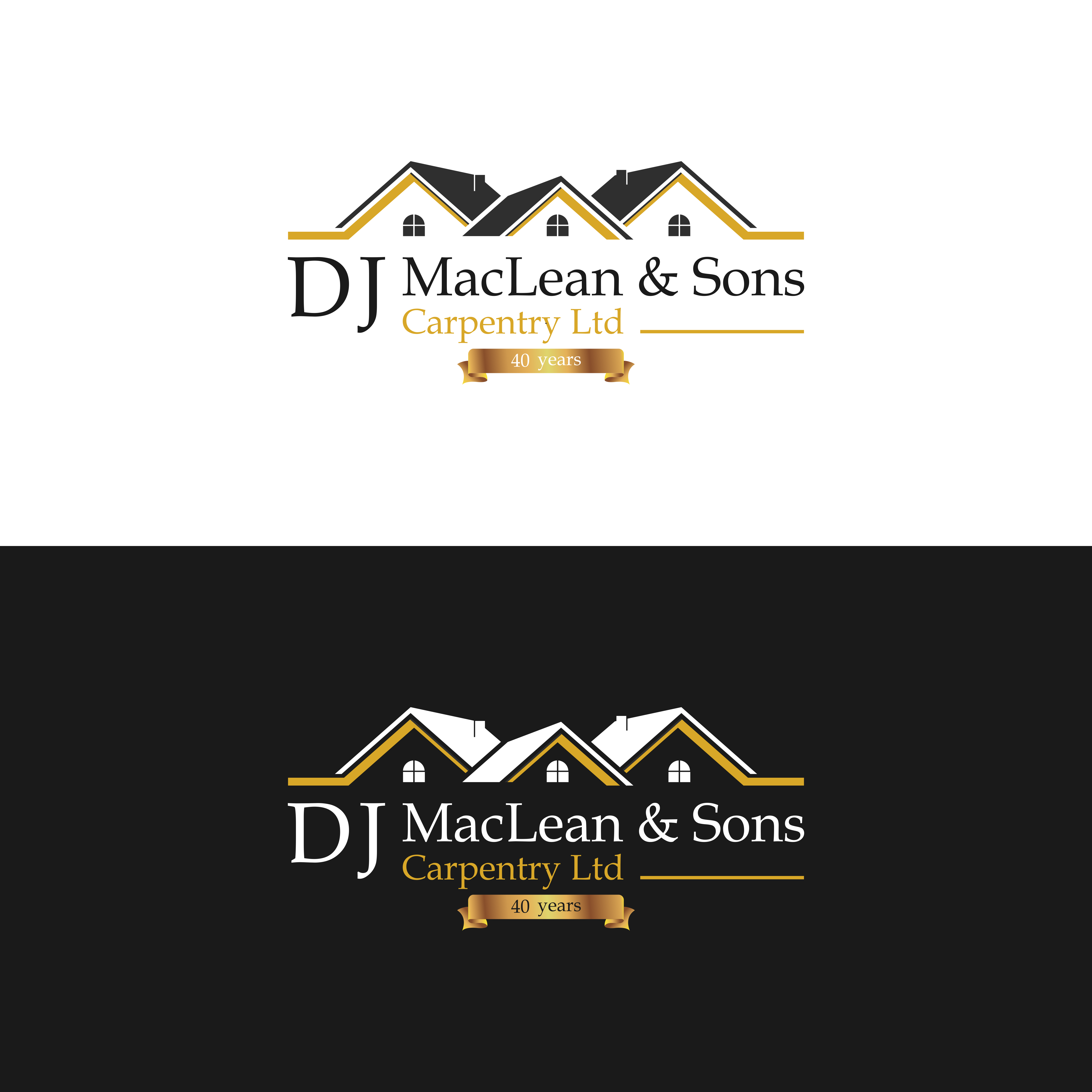 Logo Design by Rucika_ for D.J MacLean & Sons Carpentry Ltd. | Design #37157361