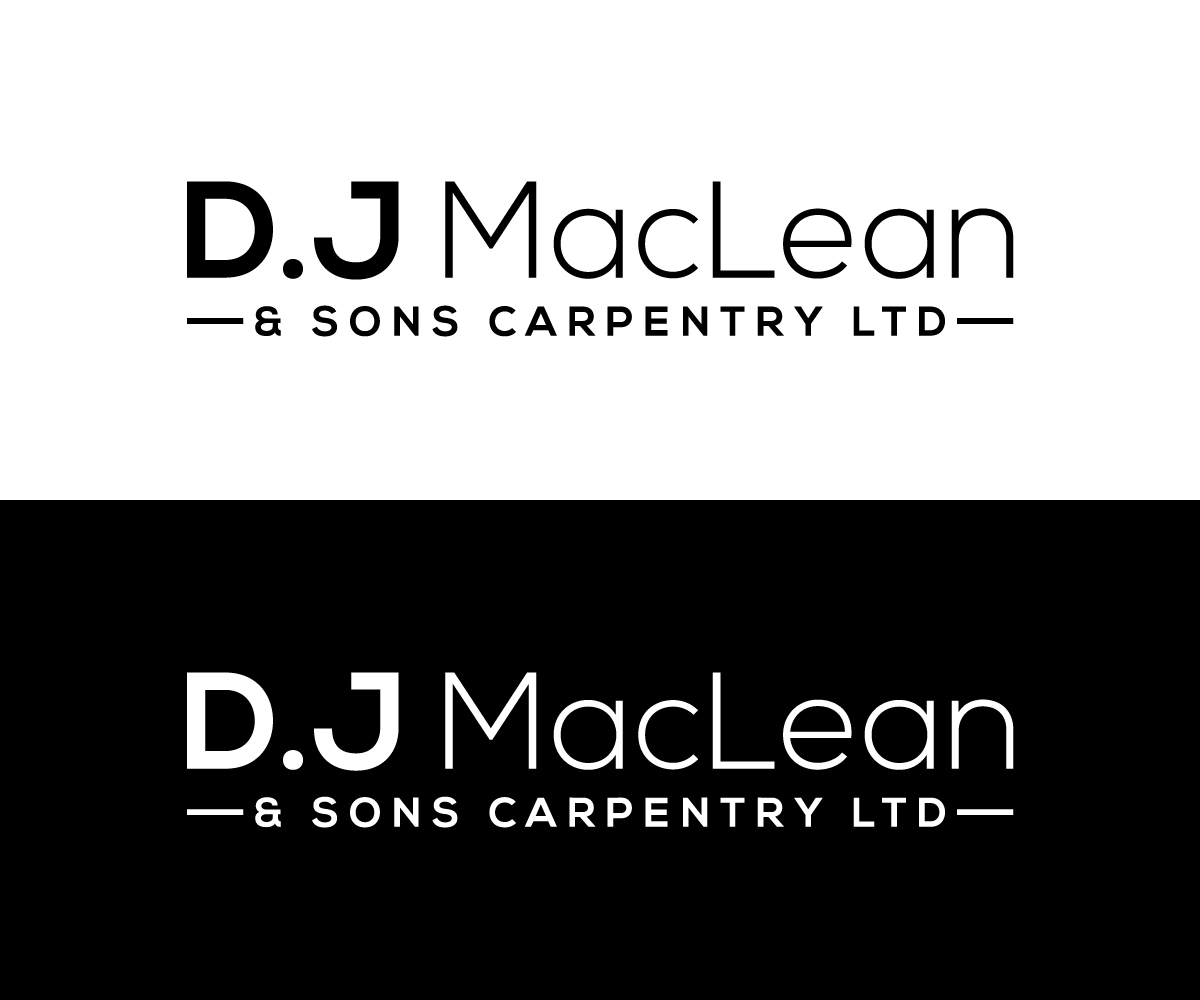 Logo Design by Zt Art for D.J MacLean & Sons Carpentry Ltd. | Design #37153399