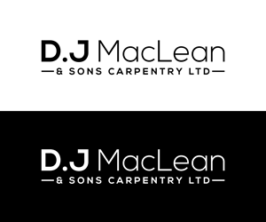 Logo Design by Zt Art for D.J MacLean & Sons Carpentry Ltd. | Design: #37153399