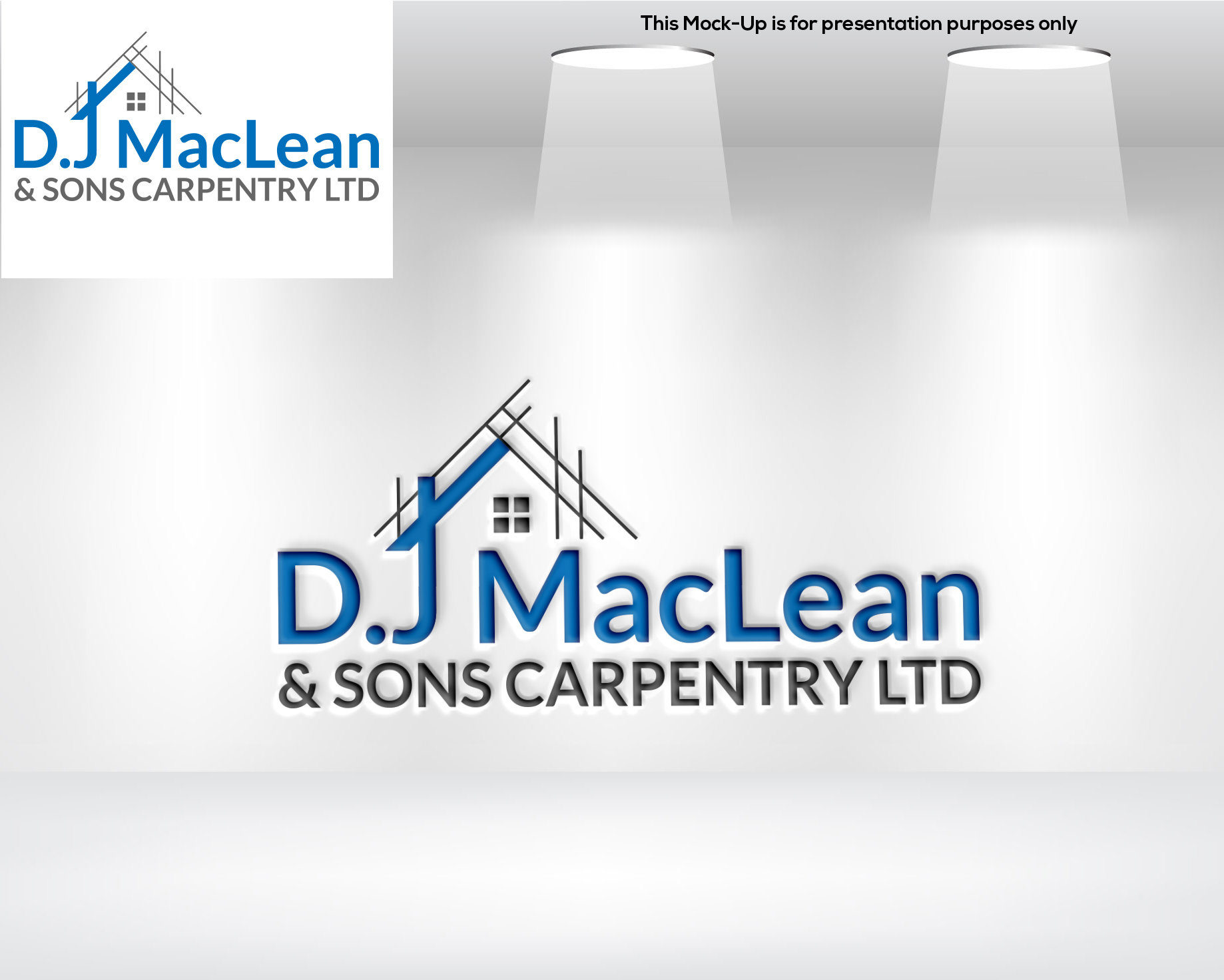 Logo Design by niajul hok for D.J MacLean & Sons Carpentry Ltd. | Design #37144106