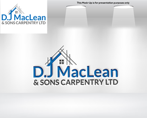 Logo Design by niajul hok for D.J MacLean & Sons Carpentry Ltd. | Design: #37144106