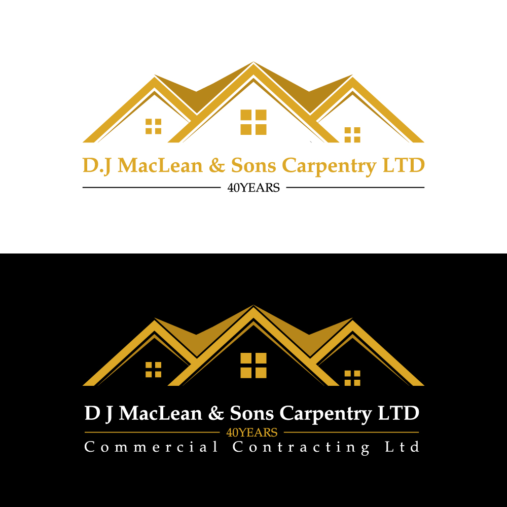 Logo Design by conghooooooo for D.J MacLean & Sons Carpentry Ltd. | Design #37142132