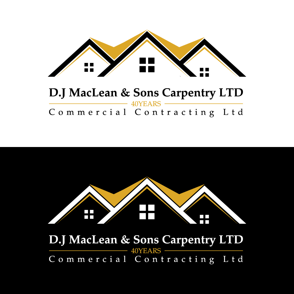 Logo Design by conghooooooo for D.J MacLean & Sons Carpentry Ltd. | Design #37156507