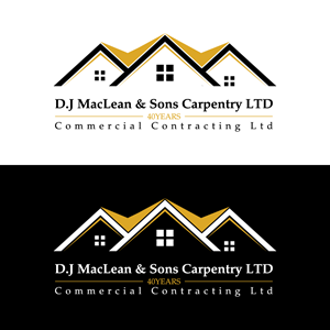 Logo Design by conghooooooo for D.J MacLean & Sons Carpentry Ltd. | Design: #37156507