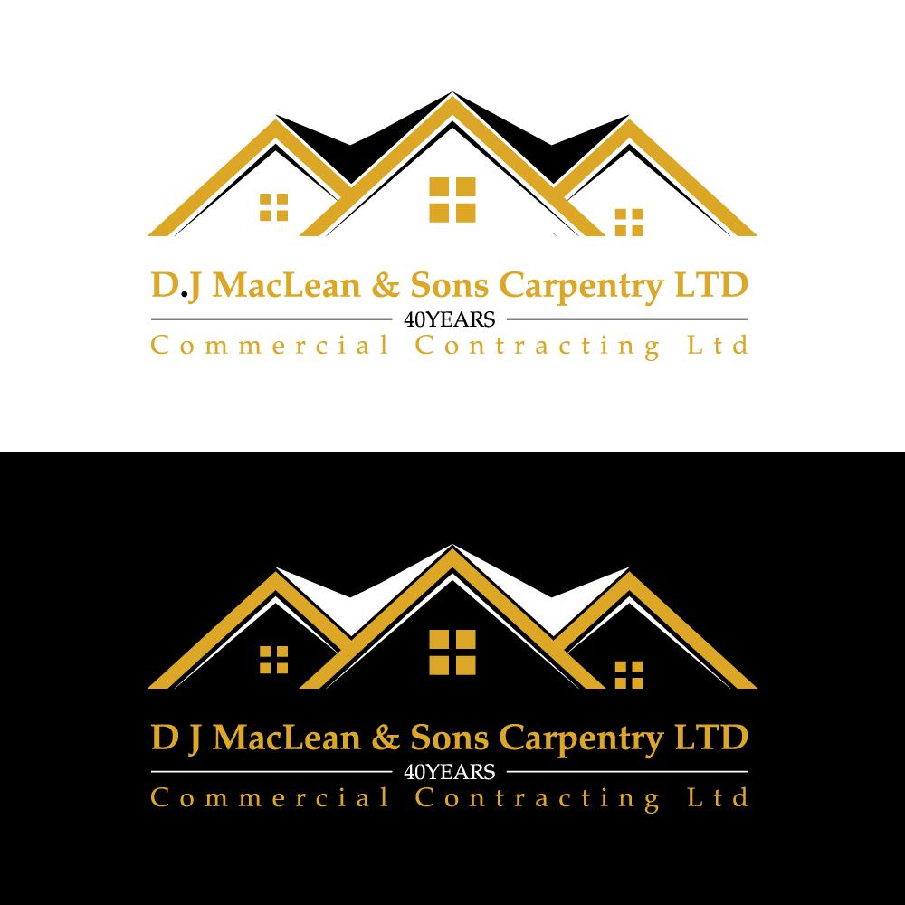 Logo Design by conghooooooo for D.J MacLean & Sons Carpentry Ltd. | Design #37156508