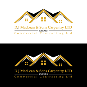Logo Design by conghooooooo for D.J MacLean & Sons Carpentry Ltd. | Design: #37156508