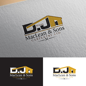 Logo Design by Alex Henry for D.J MacLean & Sons Carpentry Ltd. | Design: #37140387