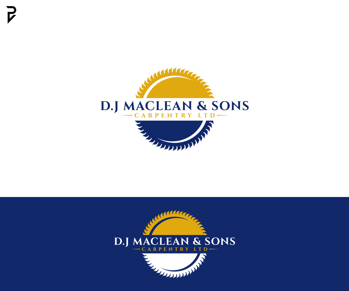 Logo Design by poisonvectors for D.J MacLean & Sons Carpentry Ltd. | Design #37148369