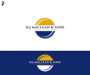 Logo Design by poisonvectors for D.J MacLean & Sons Carpentry Ltd. | Design: #37148369