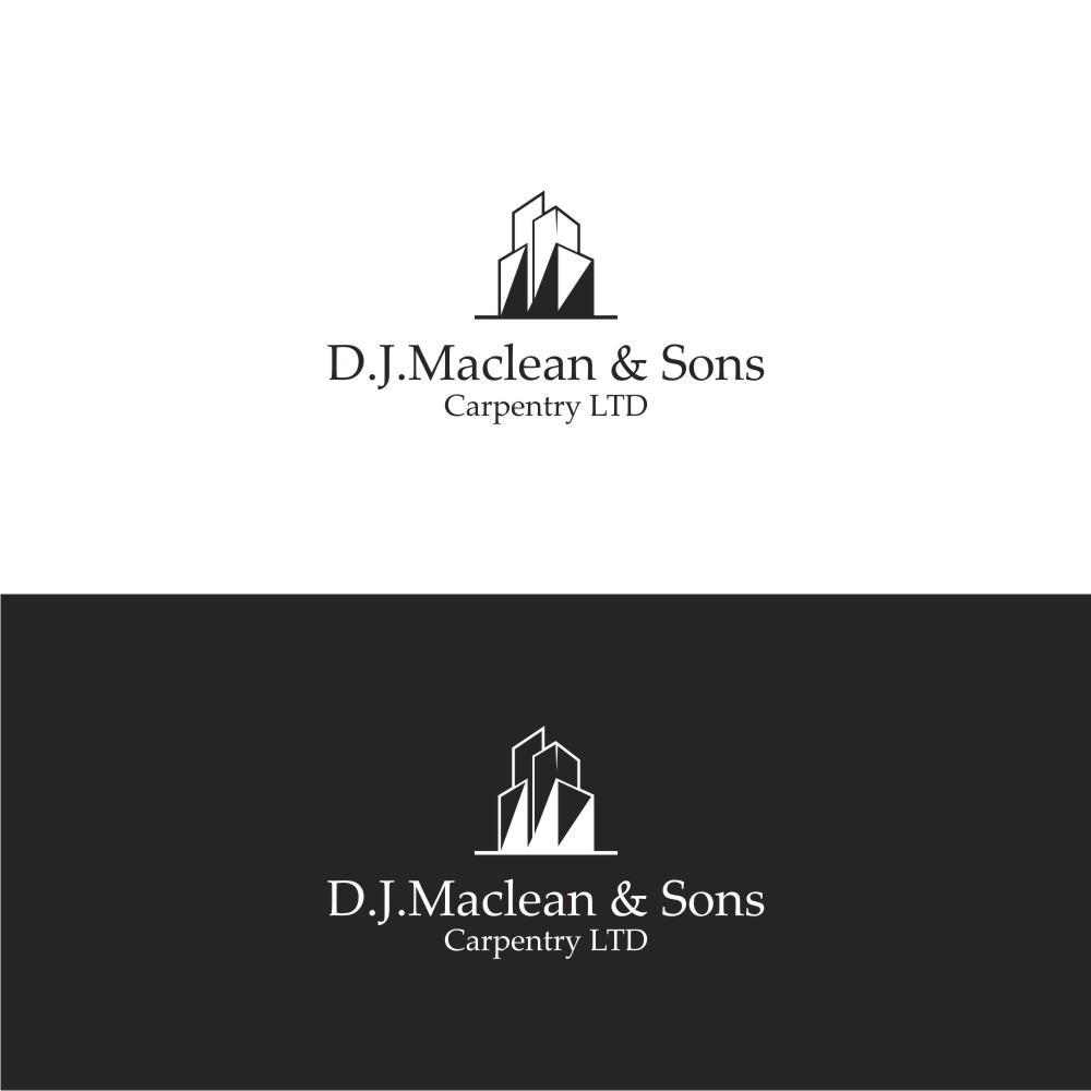 Logo Design by puputkete for D.J MacLean & Sons Carpentry Ltd. | Design #37150941