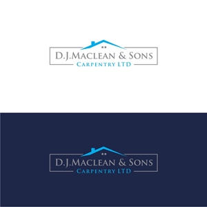 Logo Design by puputkete for D.J MacLean & Sons Carpentry Ltd. | Design: #37156101