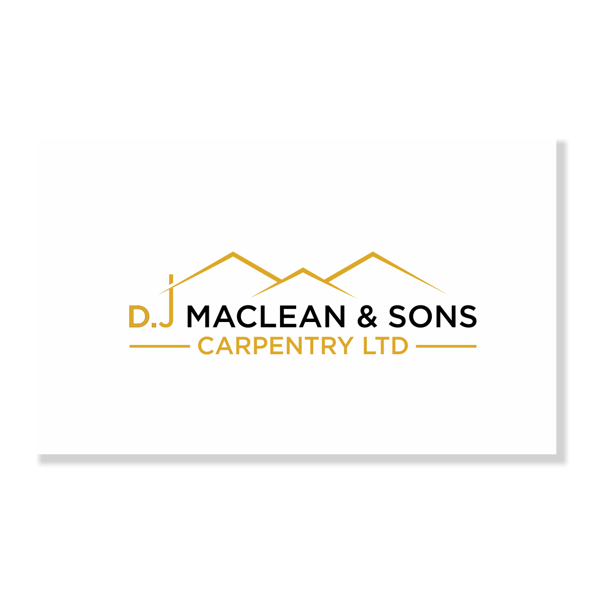 Design de Logo par art to pour D.J MacLean & Sons Carpentry Ltd. | Design #37141125