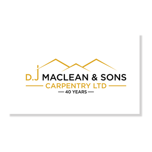 Logo Design by art to for D.J MacLean & Sons Carpentry Ltd. | Design: #37142570