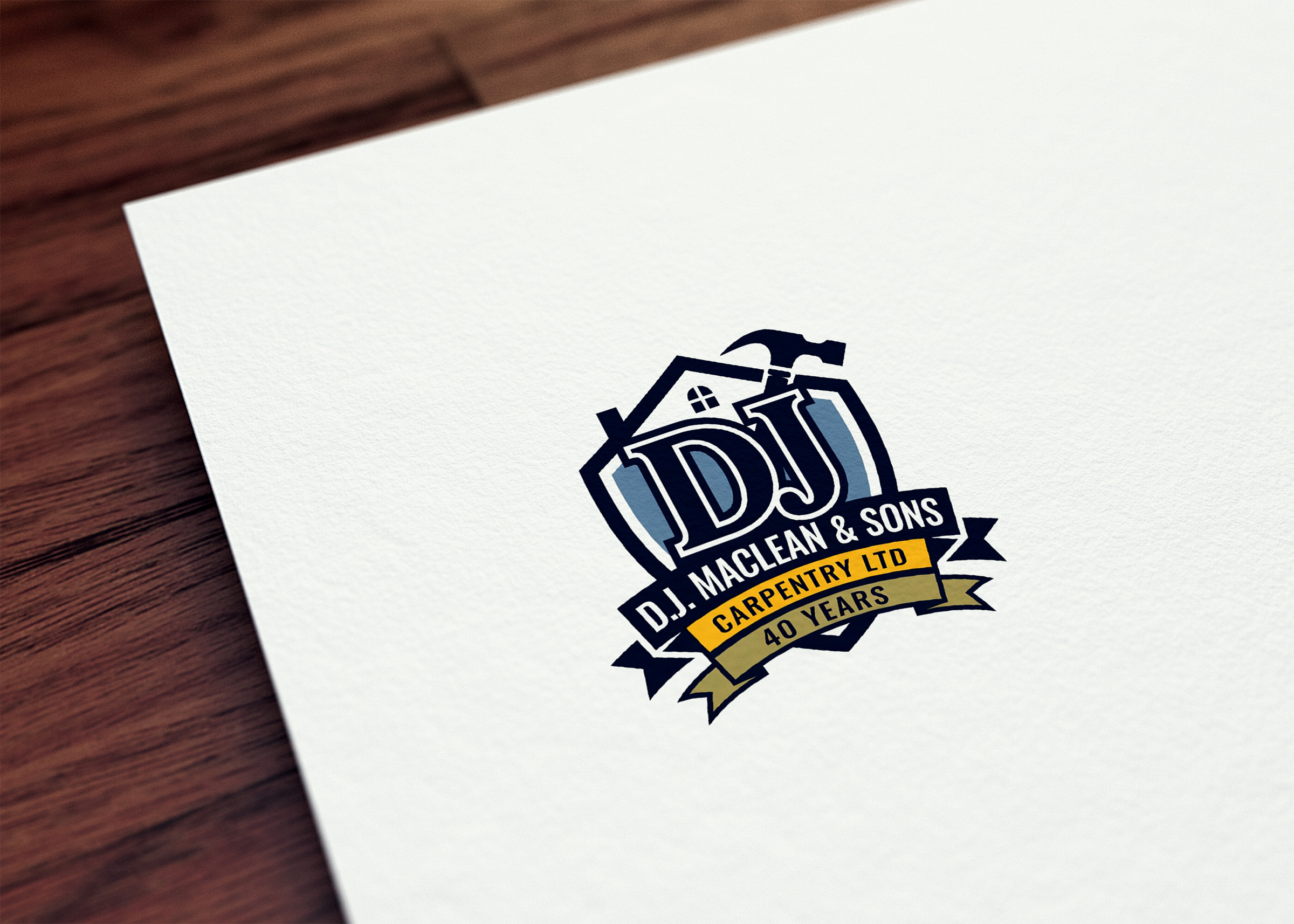 Logo Design by GraphiqueLab for D.J MacLean & Sons Carpentry Ltd. | Design #37147385