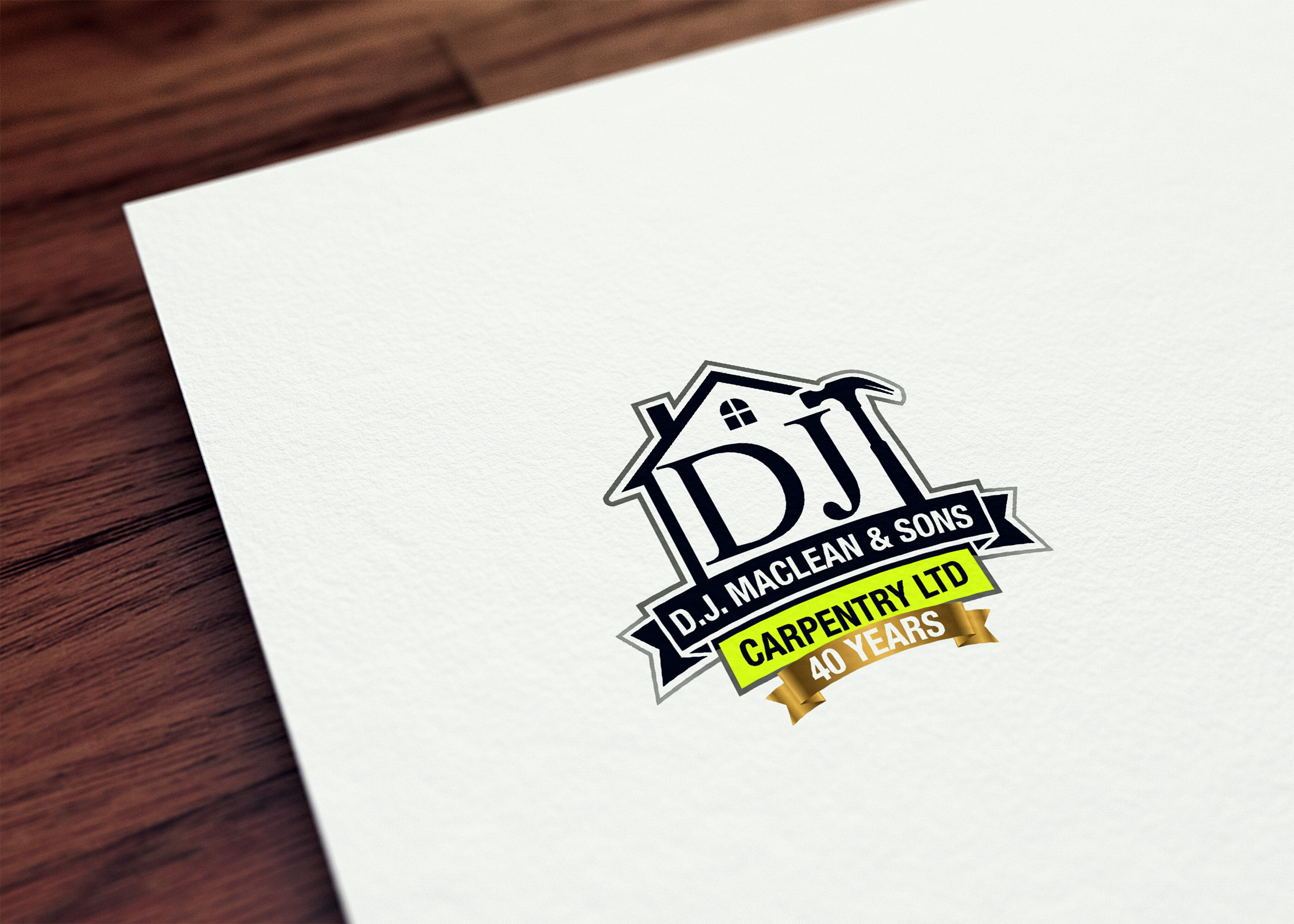 Design de Logo par GraphiqueLab pour D.J MacLean & Sons Carpentry Ltd. | Design #37147389