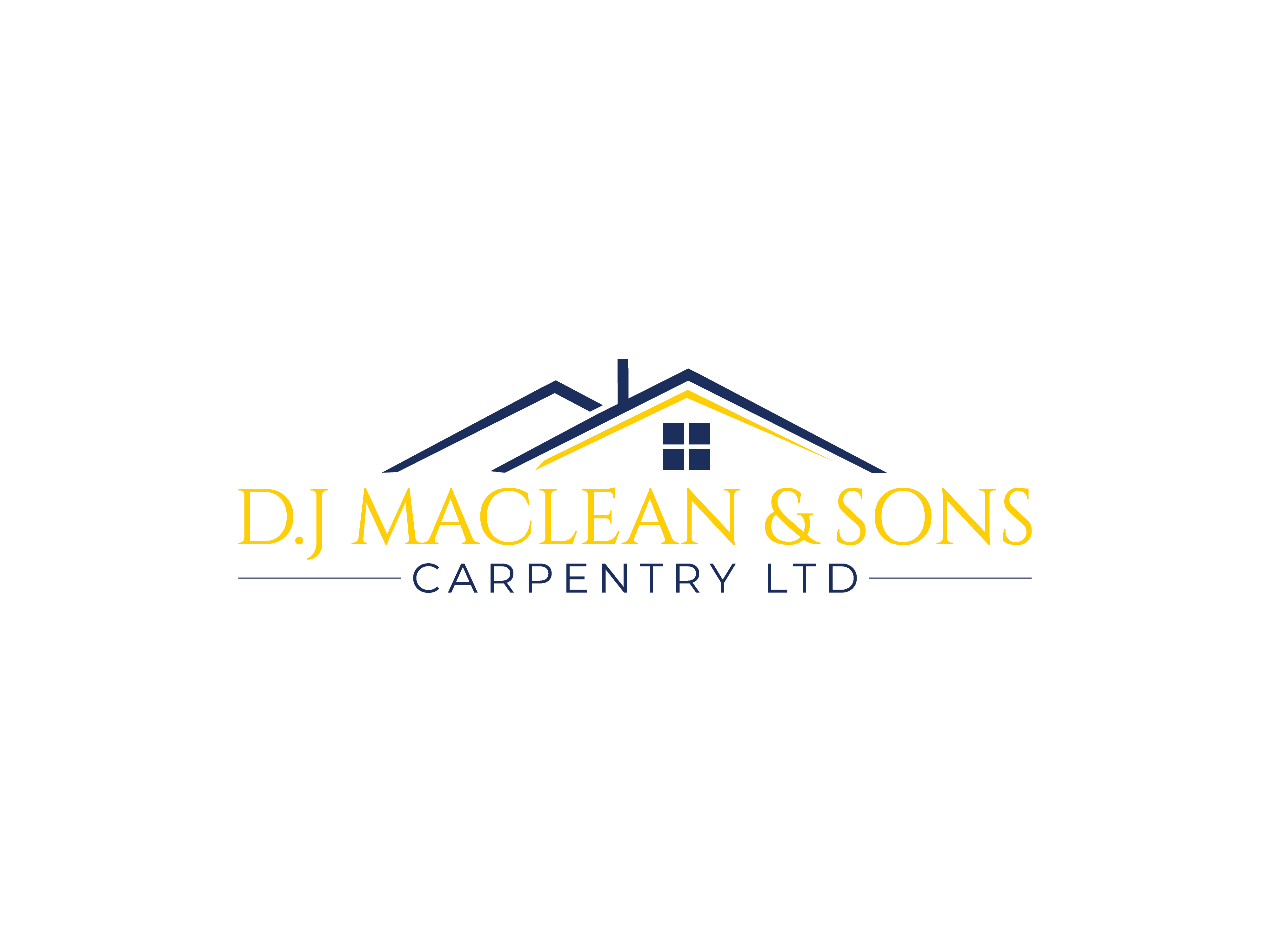Logo Design by RobloxPro for D.J MacLean & Sons Carpentry Ltd. | Design #37148147