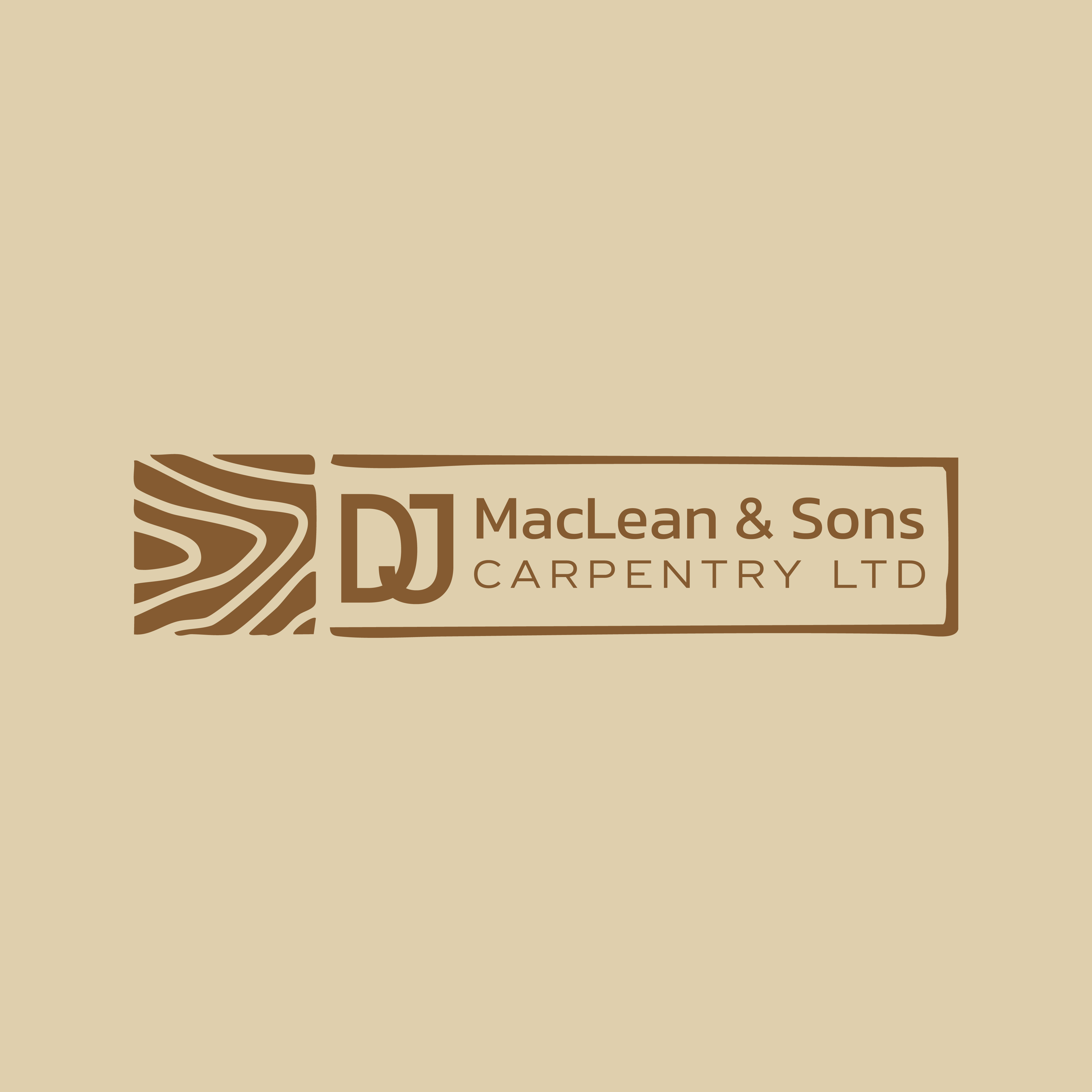 Logo Design by Let Me Art for D.J MacLean & Sons Carpentry Ltd. | Design #37144887