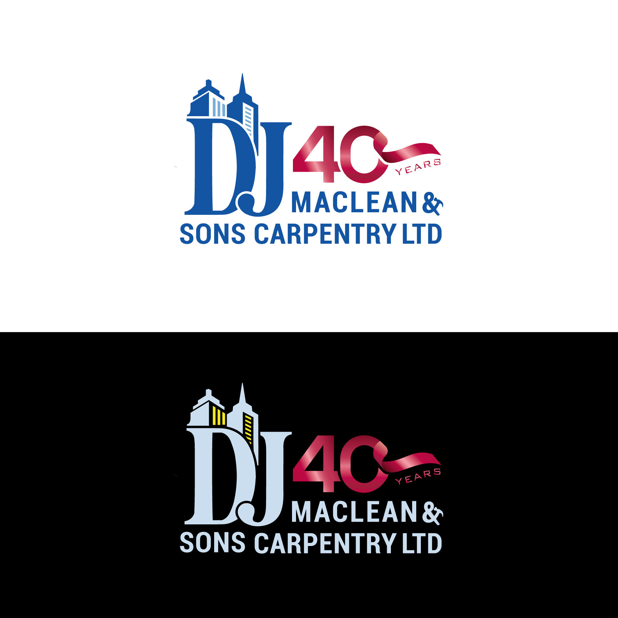 Logo Design by WooowTech for D.J MacLean & Sons Carpentry Ltd. | Design #37144189