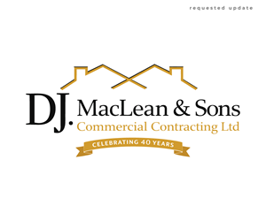 Logo Design by __Alom__ for D.J MacLean & Sons Carpentry Ltd. | Design: #37146429