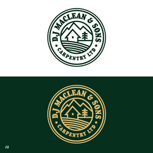 Logo Design by Sujit Banerjee for D.J MacLean & Sons Carpentry Ltd. | Design: #37140715